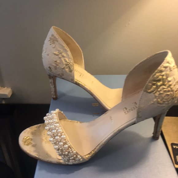 Something Bleu Wedding Shoes - Picture 3 of 5